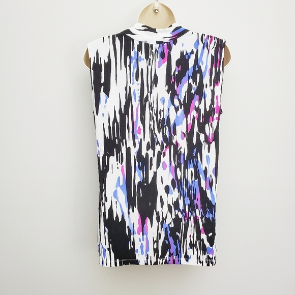 Dana Buchman Front Knot V Neck Sleeveless Size M - Picture 2 of 6